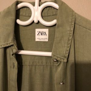 Zara jacket/shirt dress